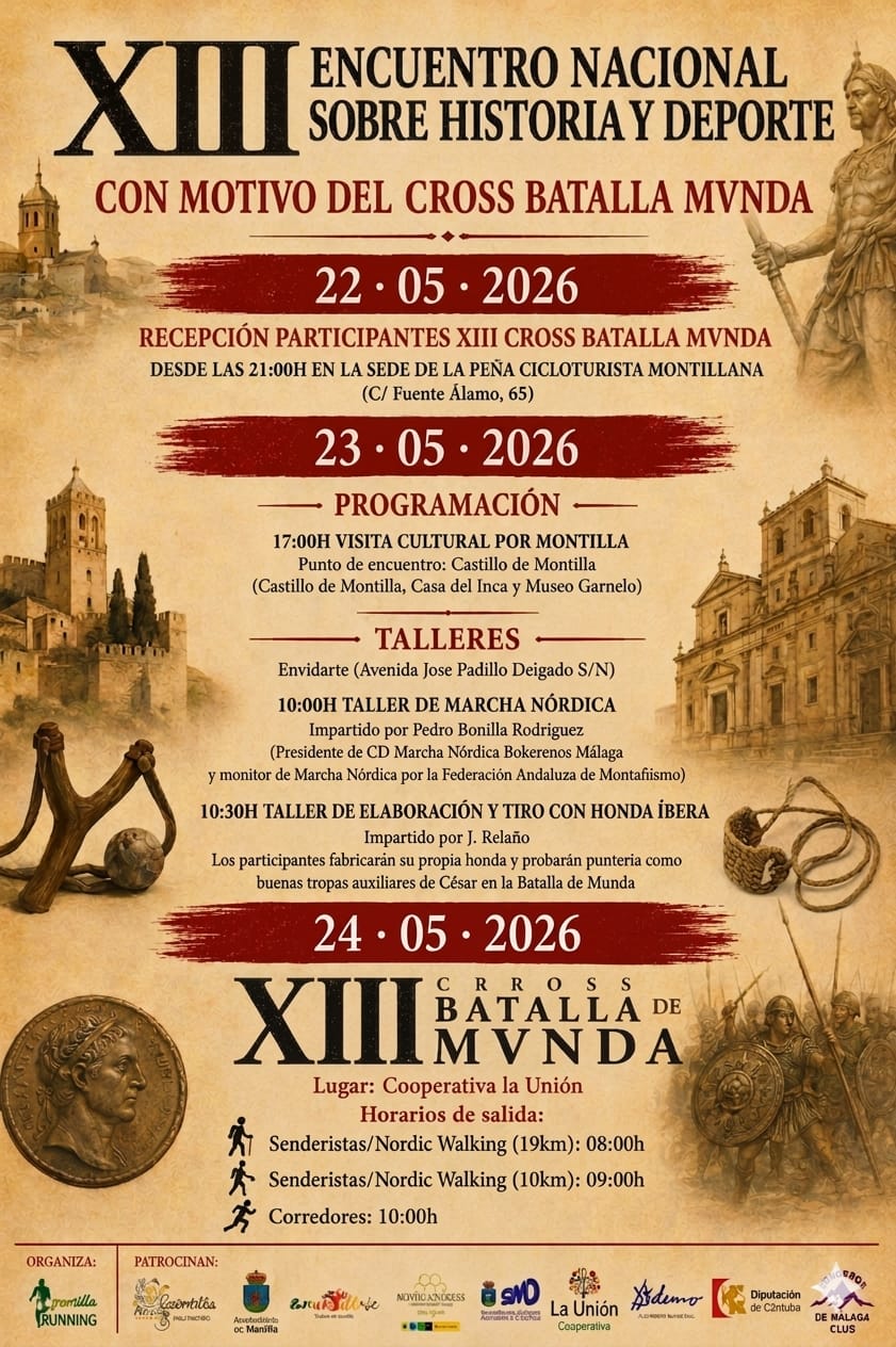 XIII Encuentro Nacional sobre Historia y Deporte - Programación completa del 22 al 24 de mayo de 2026